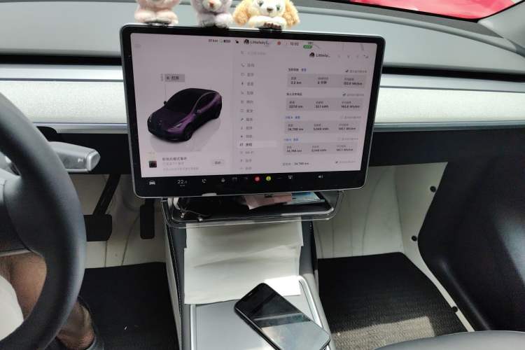 Used Tesla Model Y 2024 Rear-Wheel-Drive Version Audio And AC Panel