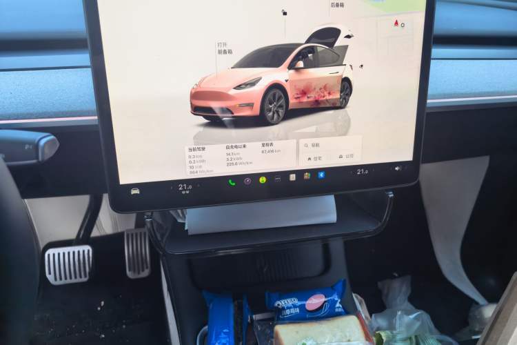 Used Tesla Model Y 2024 Rear-Wheel-Drive Version Audio And AC Panel