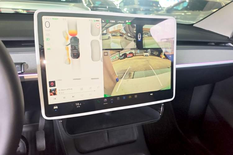 Used Tesla Model Y 2024 Rear-Wheel-Drive Version Audio And AC Panel