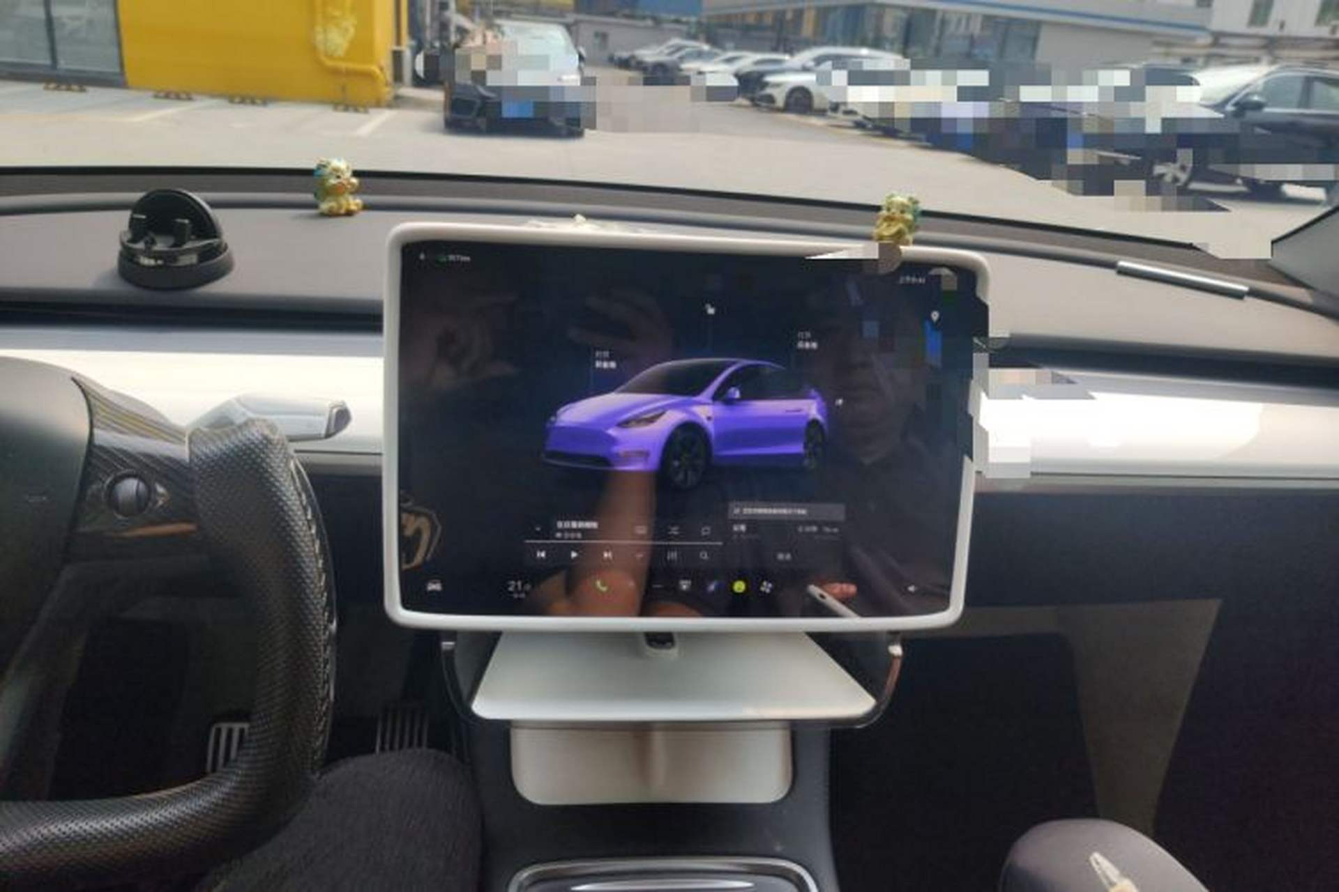 Used Tesla Model Y 2024 Rear-Wheel-Drive Version Audio And AC Panel