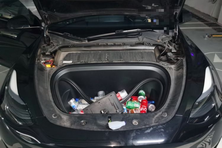Used Tesla Model Y 2024 Rear-Wheel-Drive Version Engine Bay