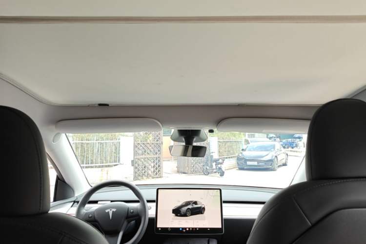 Used Tesla Model Y 2024 Rear-Wheel-Drive Version Headliner