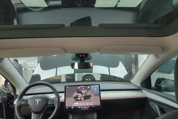 Used Tesla Model Y 2024 Rear-Wheel-Drive Version Headliner