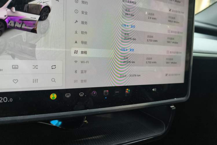 Used Tesla Model Y 2024 Rear-Wheel-Drive Version Odometer Close Up