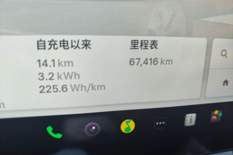 Used Tesla Model Y 2024 Rear-Wheel-Drive Version Odometer Close Up