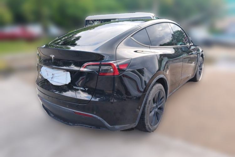 Used Tesla Model Y 2024 Long-Range All-Wheel-Drive Version Rear Right 45 Deg
