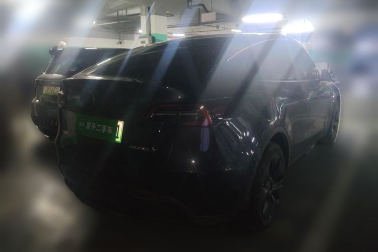Used Tesla Model Y 2024 Long-Range All-Wheel-Drive Version Rear Right 45 Deg