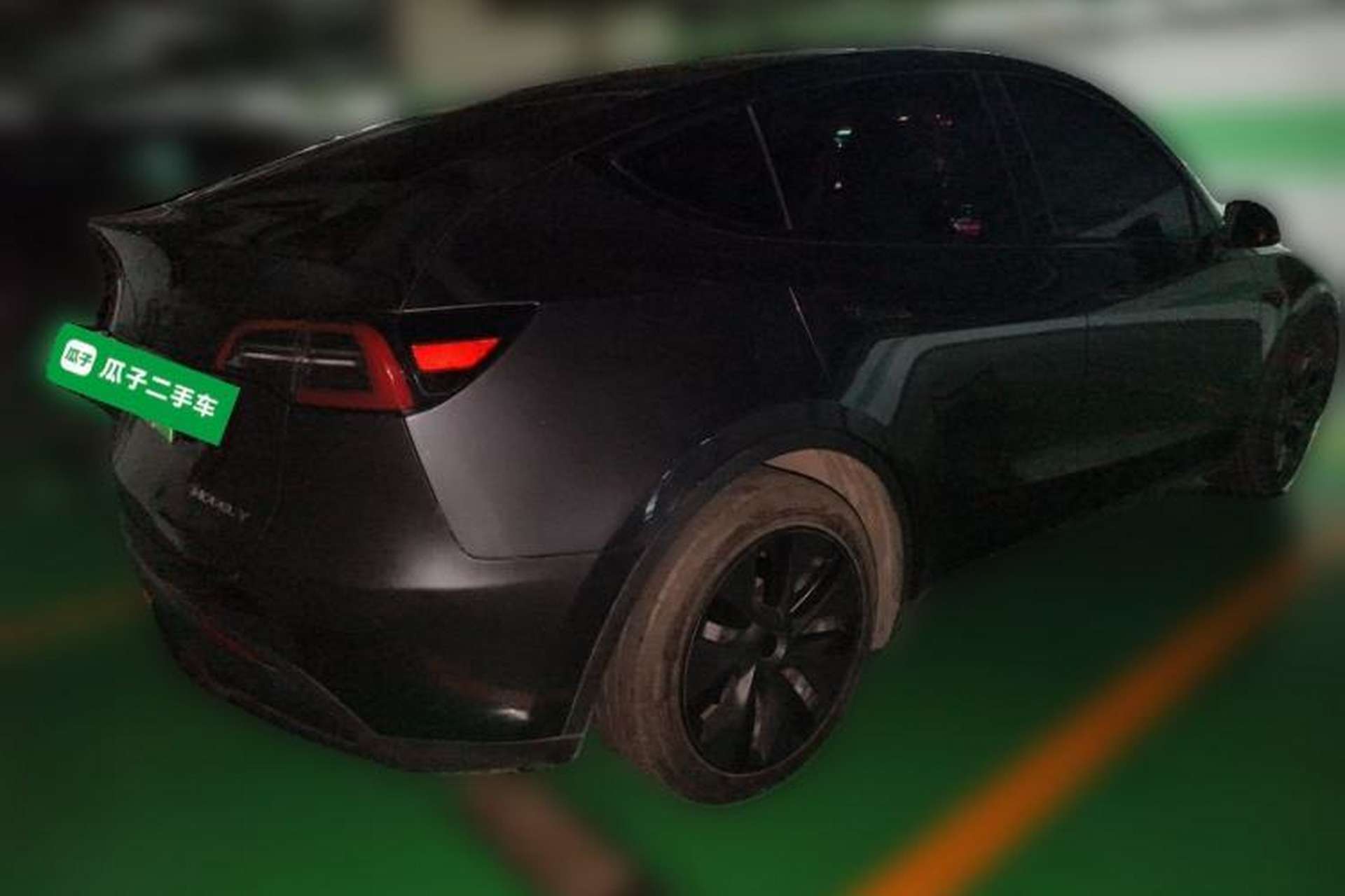 Used Tesla Model Y 2024 Rear-Wheel-Drive Version Rear Right 45 Deg