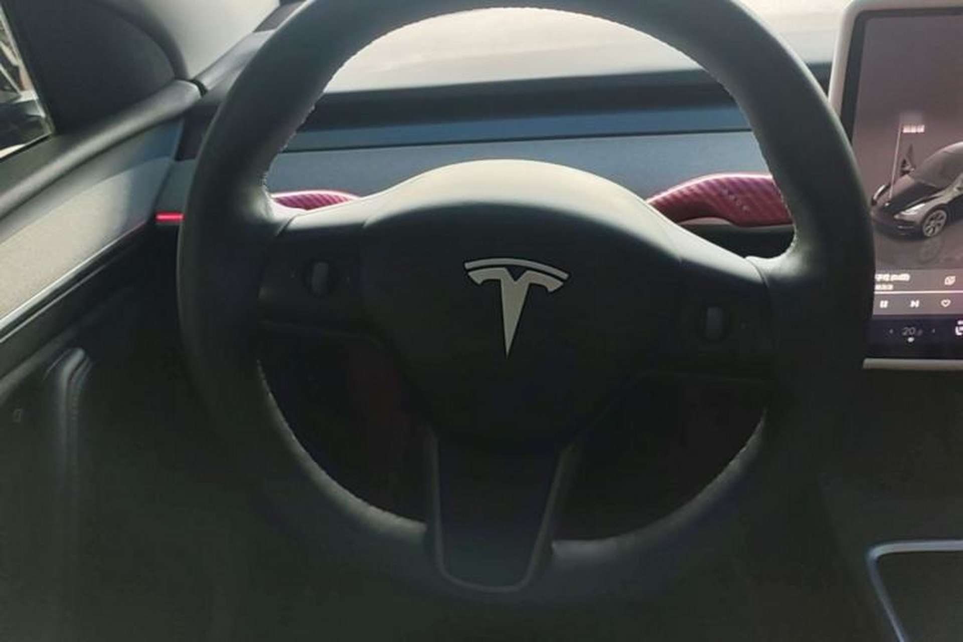 Used Tesla Model Y 2024 Rear-Wheel-Drive Version Steering Wheel