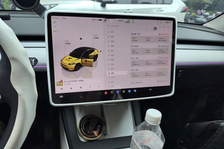 Used Tesla Model Y 2024 Rear-Wheel-Drive Version Audio And AC Panel