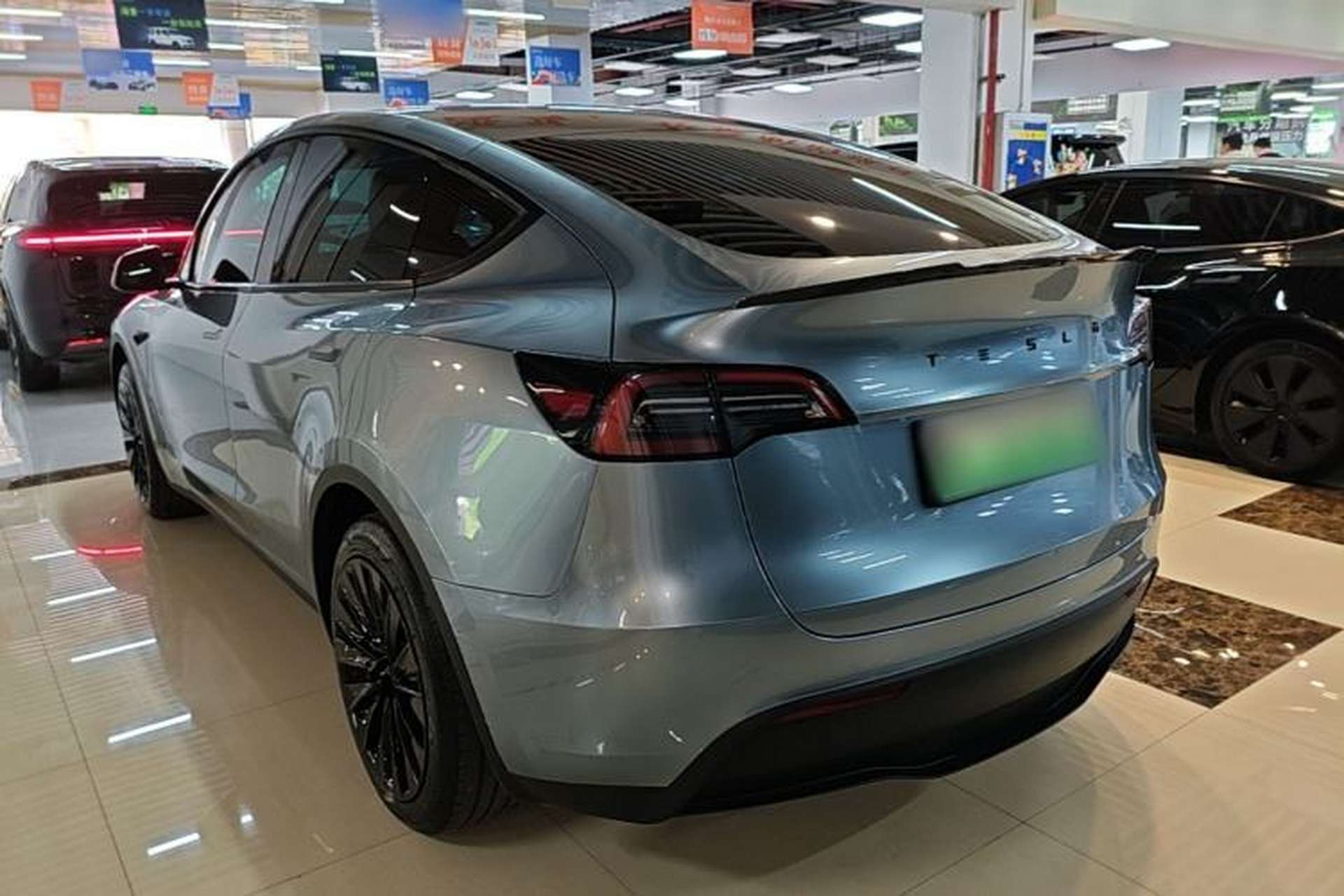 Used Tesla Model Y 2024 Rear-Wheel-Drive Version Rear Left 45 Deg