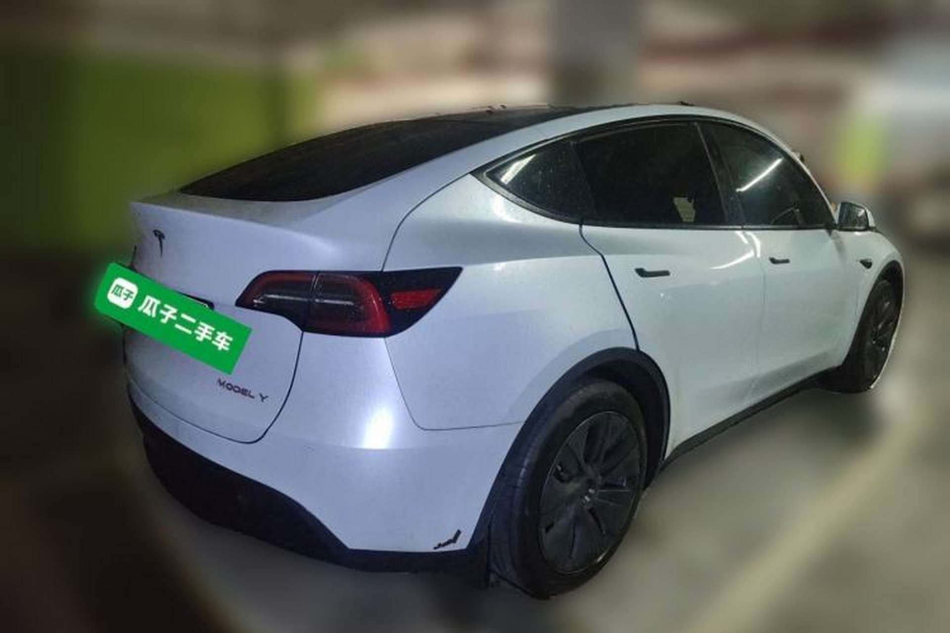 Used Tesla Model Y 2024 Rear-Wheel-Drive Version Rear Right 45 Deg