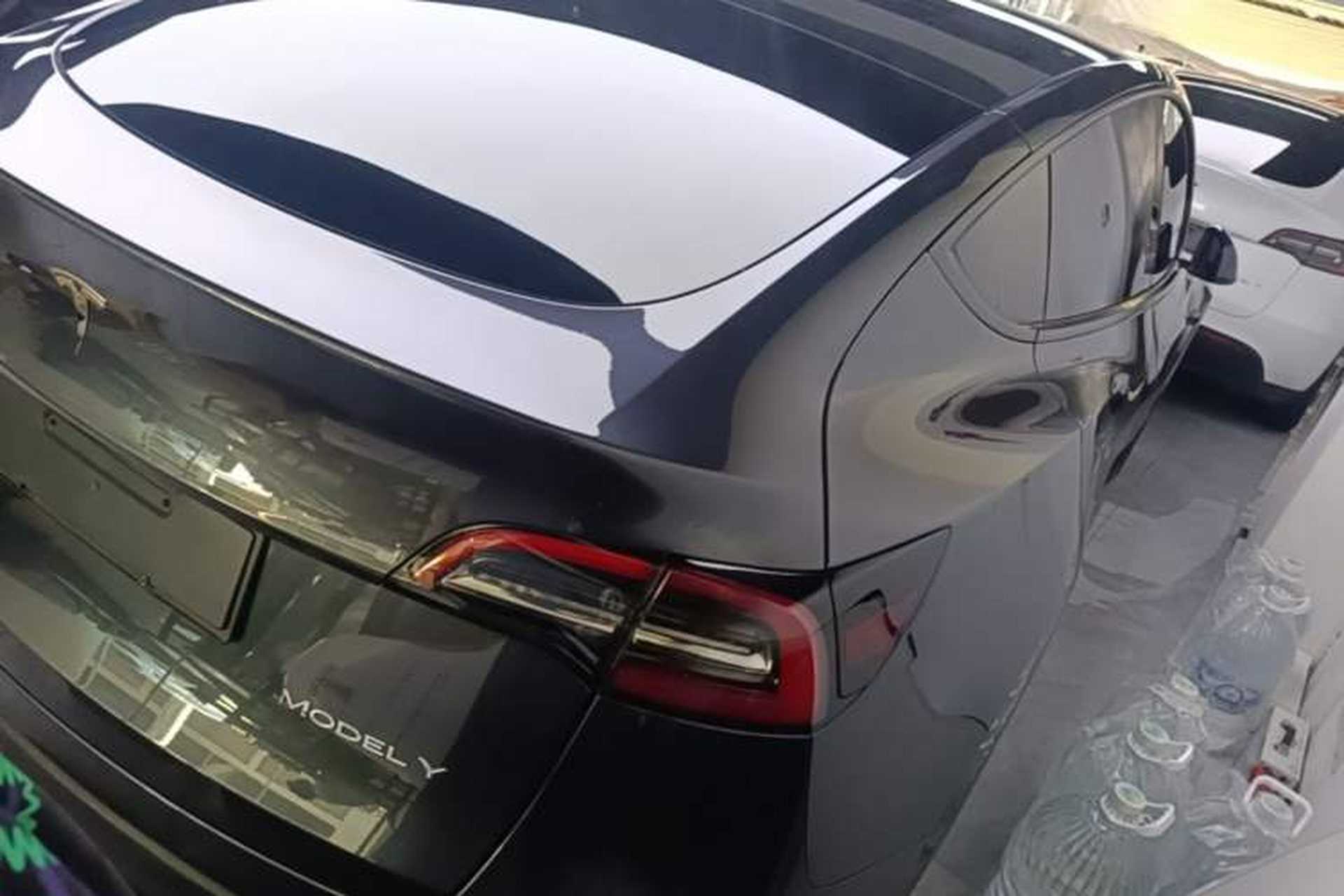 Used Tesla Model Y 2024 Long-Range All-Wheel-Drive Version Rear Right 45 Deg