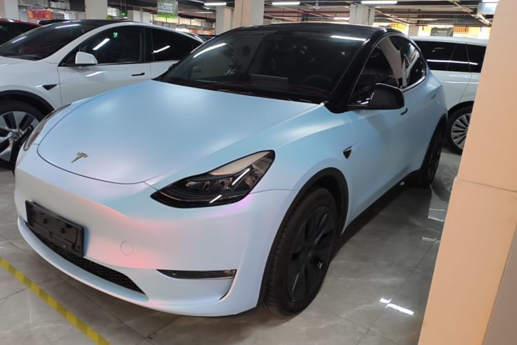 Used Tesla Model Y 2024 Long-Range All-Wheel-Drive Version Guazi used car, China used car export, Used car for sale, Used Tesla cars, Cheapest cars for sale, Electric vehicle, New energy car