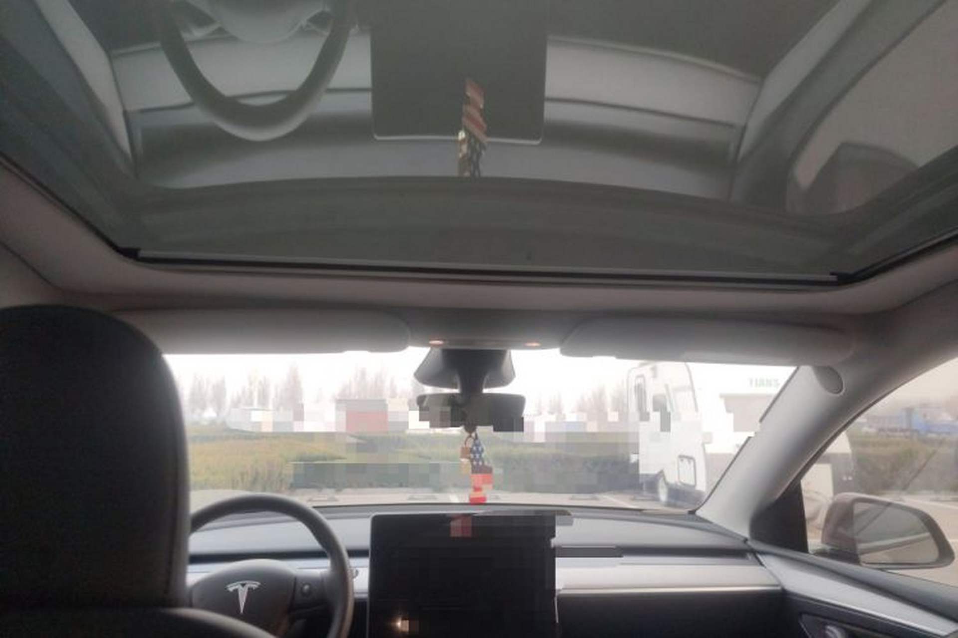 Used Tesla Model Y 2024 Rear-Wheel-Drive Version Headliner