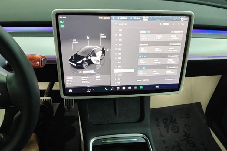 Used Tesla Model Y 2024 Rear-Wheel-Drive Version Audio And AC Panel