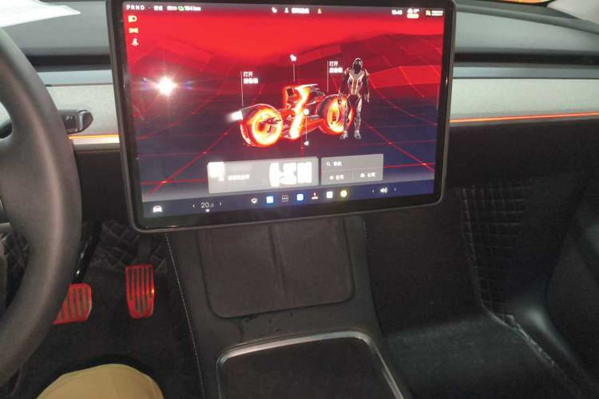 Used Tesla Model Y 2024 Long-Range All-Wheel-Drive Version Audio And AC Panel