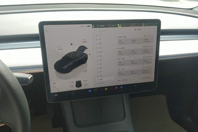 Used Tesla Model Y 2024 Rear-Wheel-Drive Version Audio And AC Panel