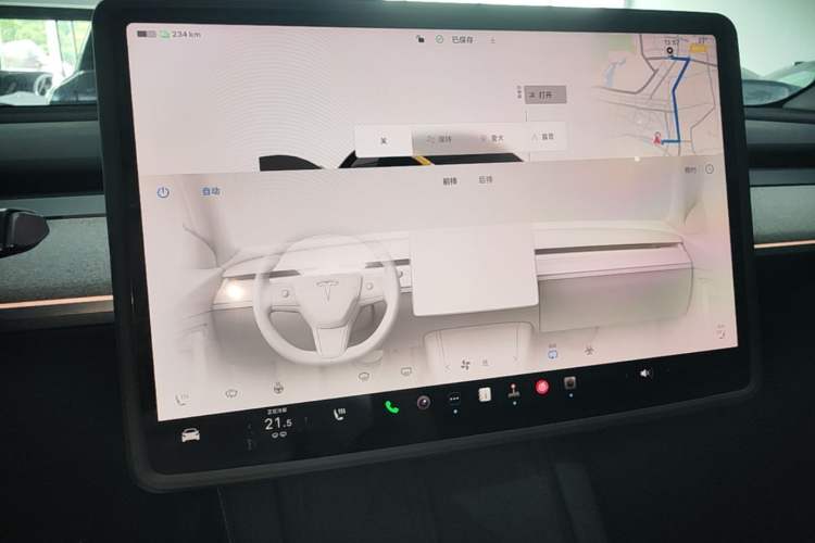 Used Tesla Model Y 2024 Rear-Wheel-Drive Version Audio And AC Panel