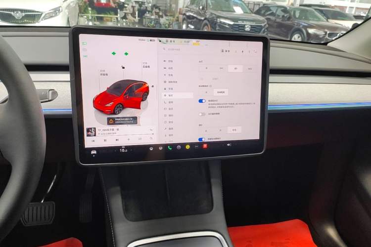Used Tesla Model Y 2024 Rear-Wheel-Drive Version Audio And AC Panel