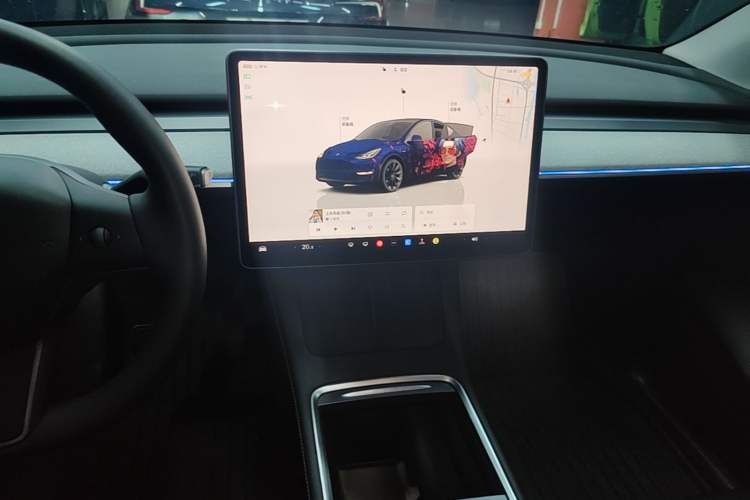 Used Tesla Model Y 2024 Rear-Wheel-Drive Version Audio And AC Panel