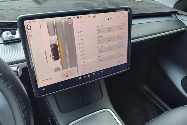 Used Tesla Model Y 2024 Rear-Wheel-Drive Version Audio And AC Panel