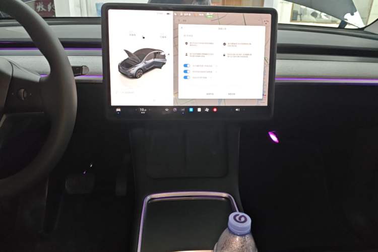 Used Tesla Model Y 2024 Rear-Wheel-Drive Version Audio And AC Panel