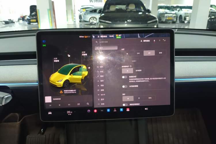 Used Tesla Model Y 2024 Rear-Wheel-Drive Version Audio And AC Panel