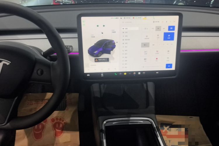 Used Tesla Model Y 2024 Rear-Wheel-Drive Version Audio And AC Panel