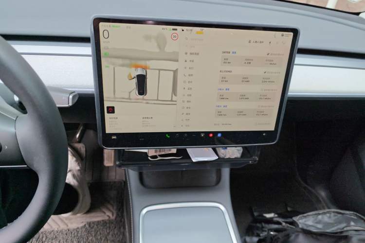 Used Tesla Model Y 2024 Rear-Wheel-Drive Version Audio And AC Panel