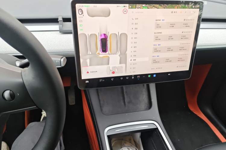 Used Tesla Model Y 2024 Rear-Wheel-Drive Version Audio And AC Panel