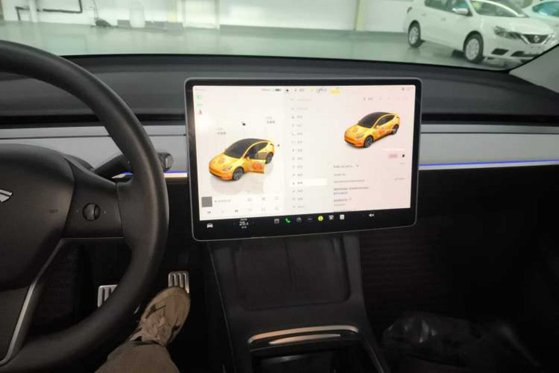 Used Tesla Model Y 2024 Rear-Wheel-Drive Version Audio And AC Panel