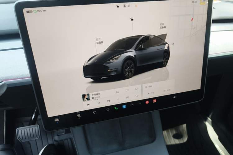 Used Tesla Model Y 2024 Rear-Wheel-Drive Version Audio And AC Panel