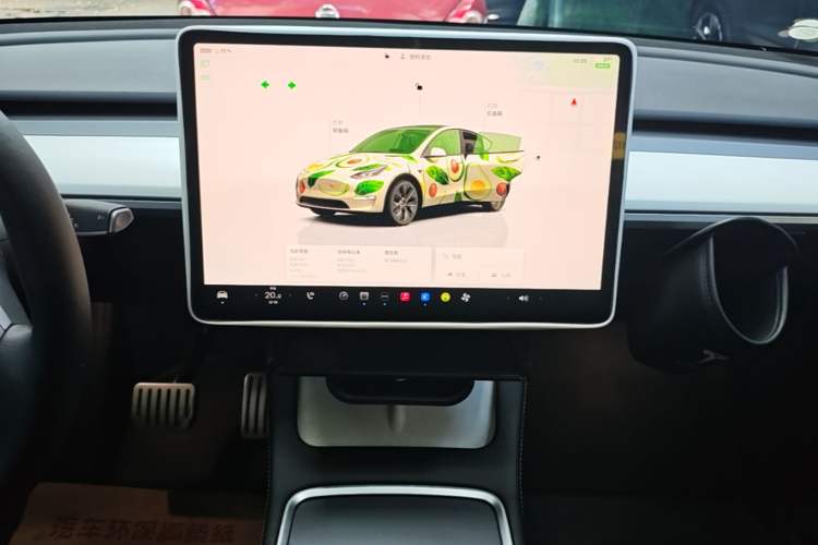 Used Tesla Model Y 2024 Rear-Wheel-Drive Version Audio And AC Panel