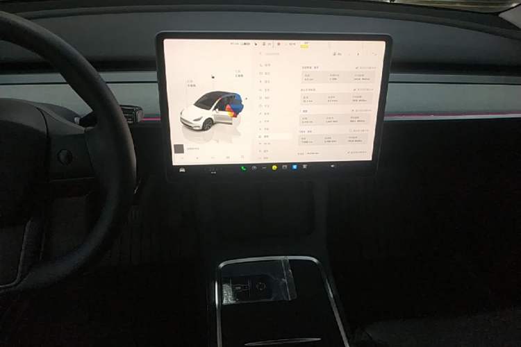 Used Tesla Model Y 2024 Rear-Wheel-Drive Version Audio And AC Panel