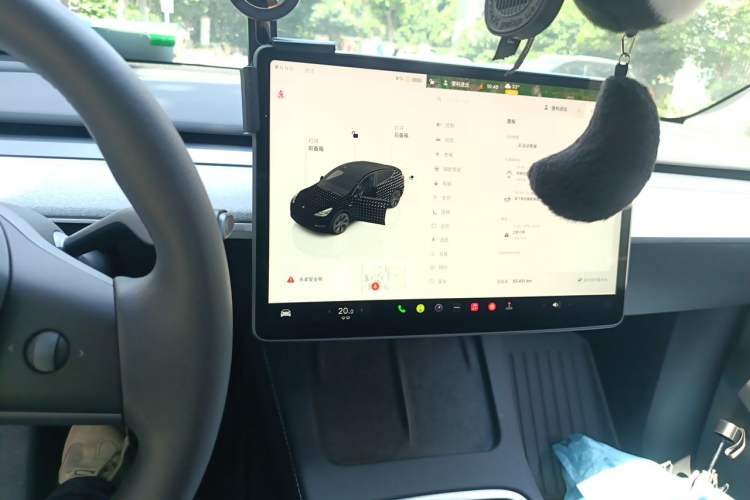 Used Tesla Model Y 2024 Rear-Wheel-Drive Version Audio And AC Panel