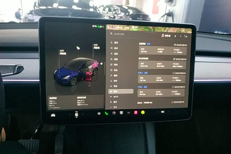 Used Tesla Model Y 2024 Rear-Wheel-Drive Version Audio And AC Panel