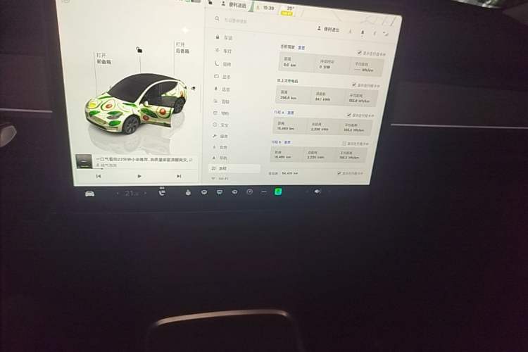 Used Tesla Model Y 2024 Rear-Wheel-Drive Version Audio And AC Panel
