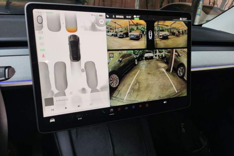 Used Tesla Model Y 2024 Rear-Wheel-Drive Version Audio And AC Panel