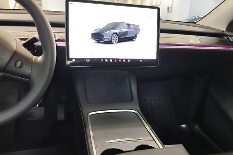 Used Tesla Model Y 2024 Long-Range All-Wheel-Drive Version Audio And AC Panel