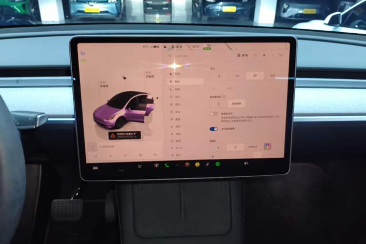 Used Tesla Model Y 2024 Rear-Wheel-Drive Version Audio And AC Panel