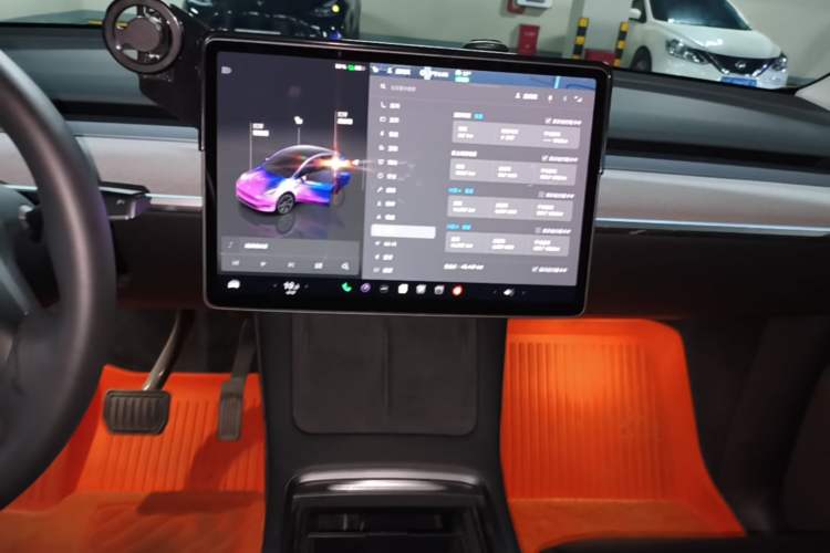 Used Tesla Model Y 2024 Rear-Wheel-Drive Version Audio And AC Panel
