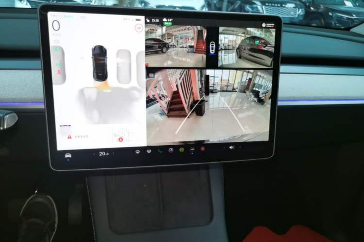 Used Tesla Model Y 2024 Rear-Wheel-Drive Version Audio And AC Panel