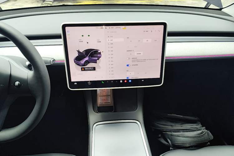 Used Tesla Model Y 2024 Rear-Wheel-Drive Version Audio And AC Panel