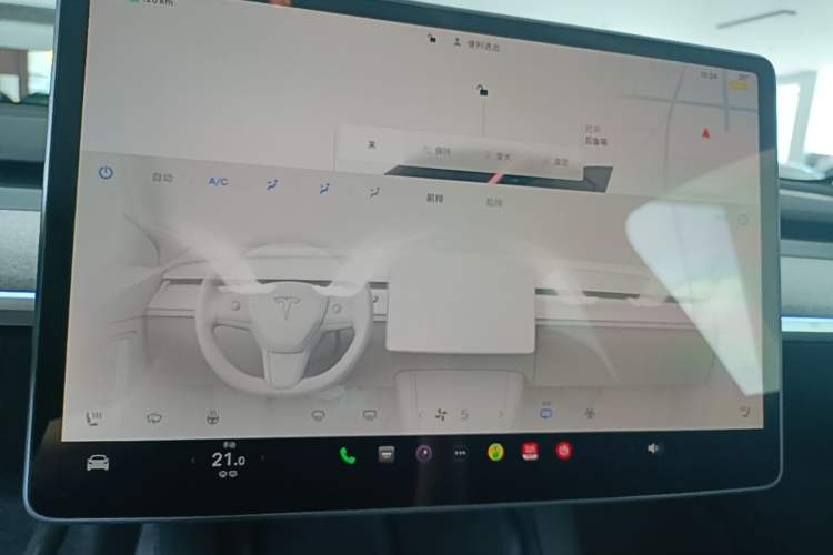 Used Tesla Model Y 2024 Rear-Wheel-Drive Version Audio And AC Panel