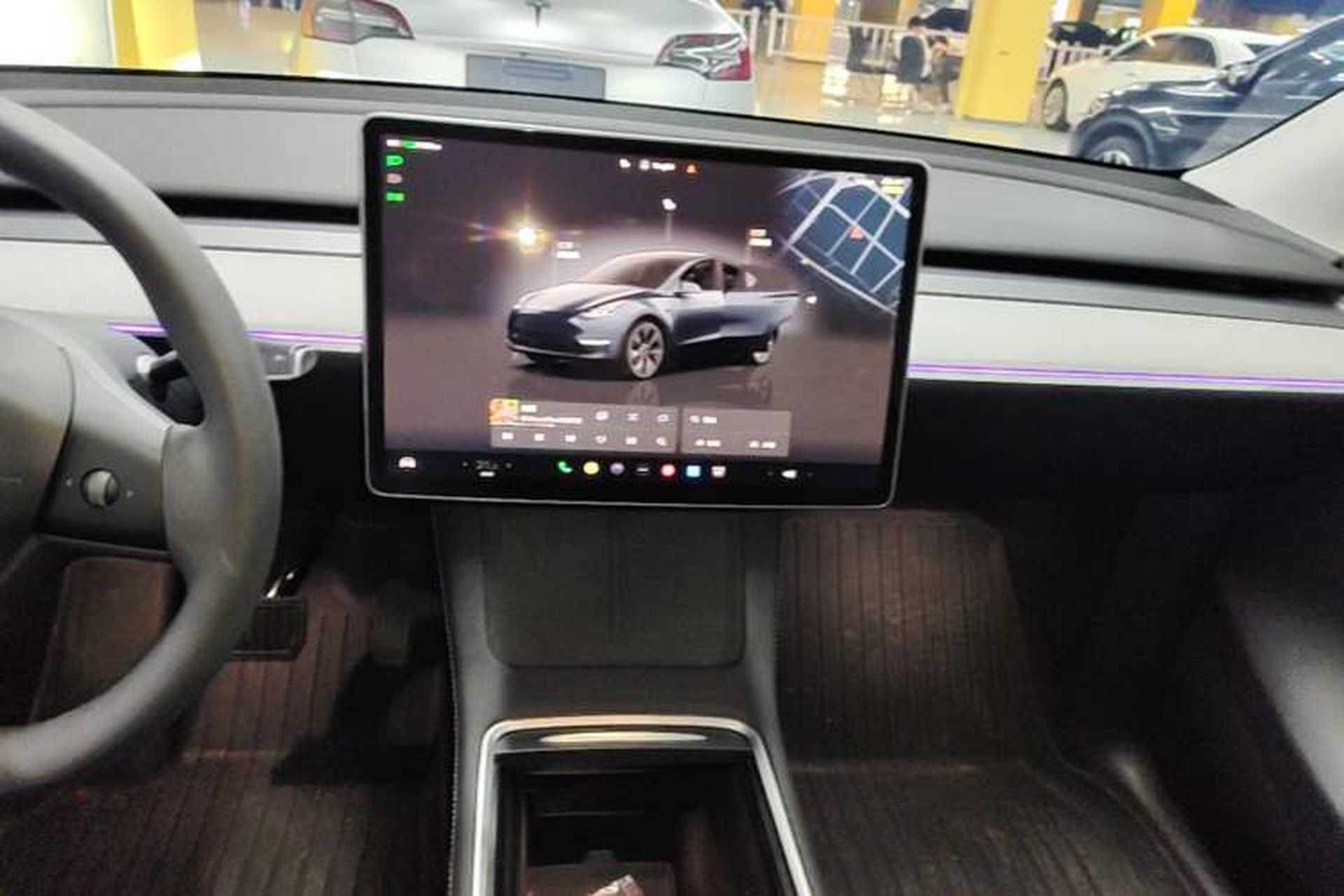 Used Tesla Model Y 2024 Rear-Wheel-Drive Version Audio And AC Panel