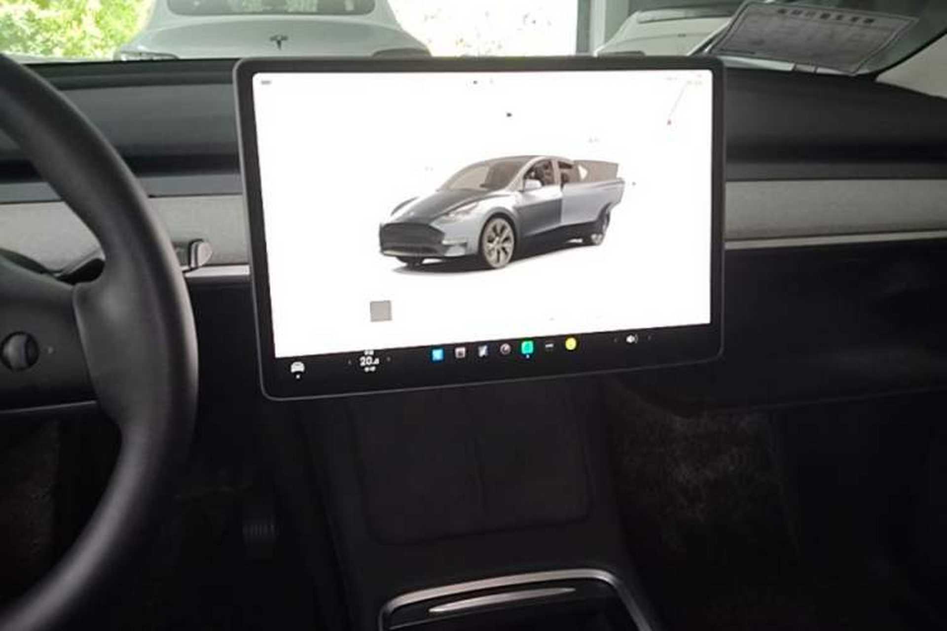 Used Tesla Model Y 2024 Rear-Wheel-Drive Version Audio And AC Panel