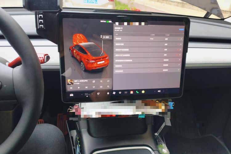 Used Tesla Model Y 2024 Rear-Wheel-Drive Version Audio And AC Panel