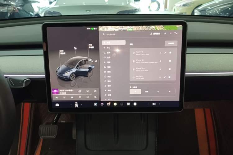 Used Tesla Model Y 2024 Rear-Wheel-Drive Version Audio And AC Panel