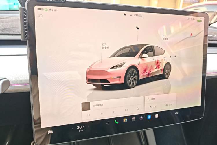 Used Tesla Model Y 2024 Rear-Wheel-Drive Version Audio And AC Panel